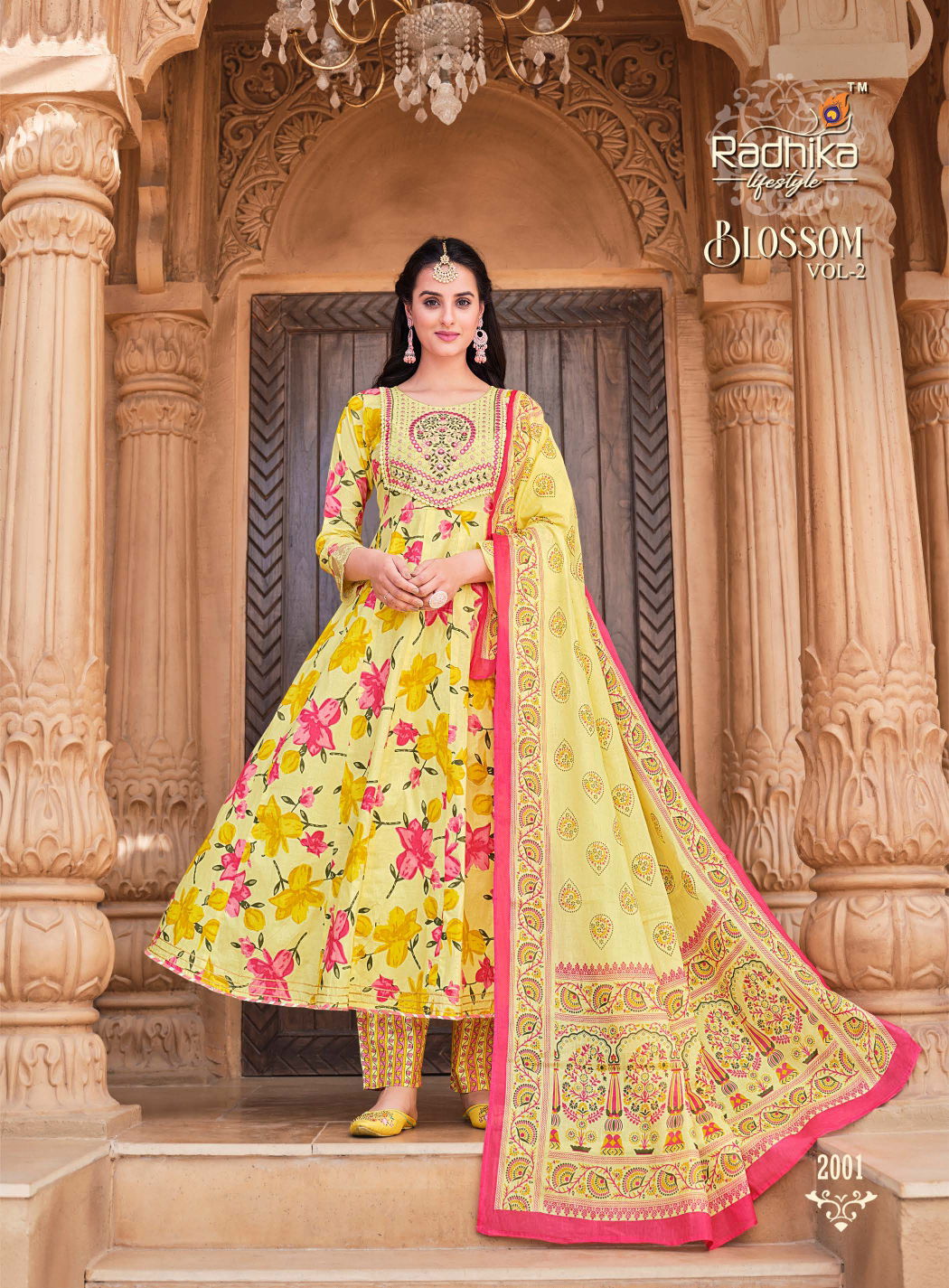 Radhika Blossom Vol 2 Wholesale Readymade Cotton Salwar Suits